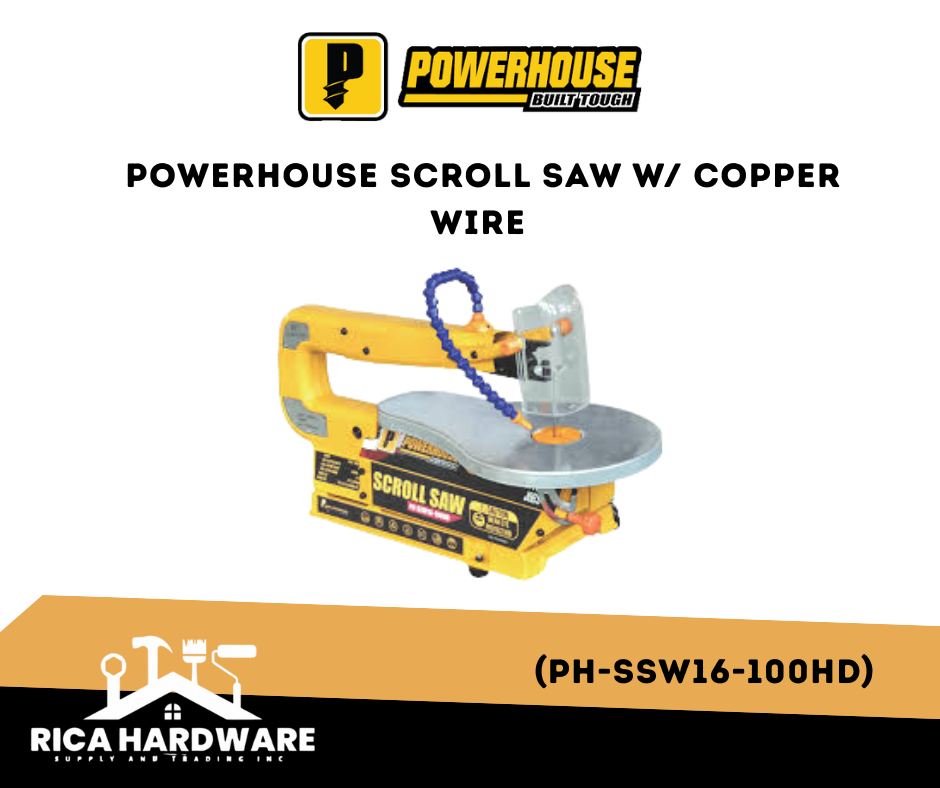 POWERHOUSE SCROLL SAW W/ COPPER WIRE (PH-SSW16-100HD)