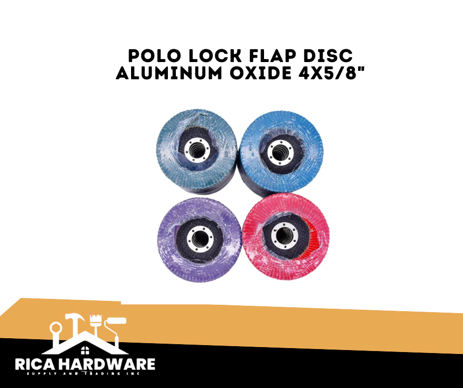 POLO LOCK FLAP DISC ALUMINUM OXIDE 4x5/8"