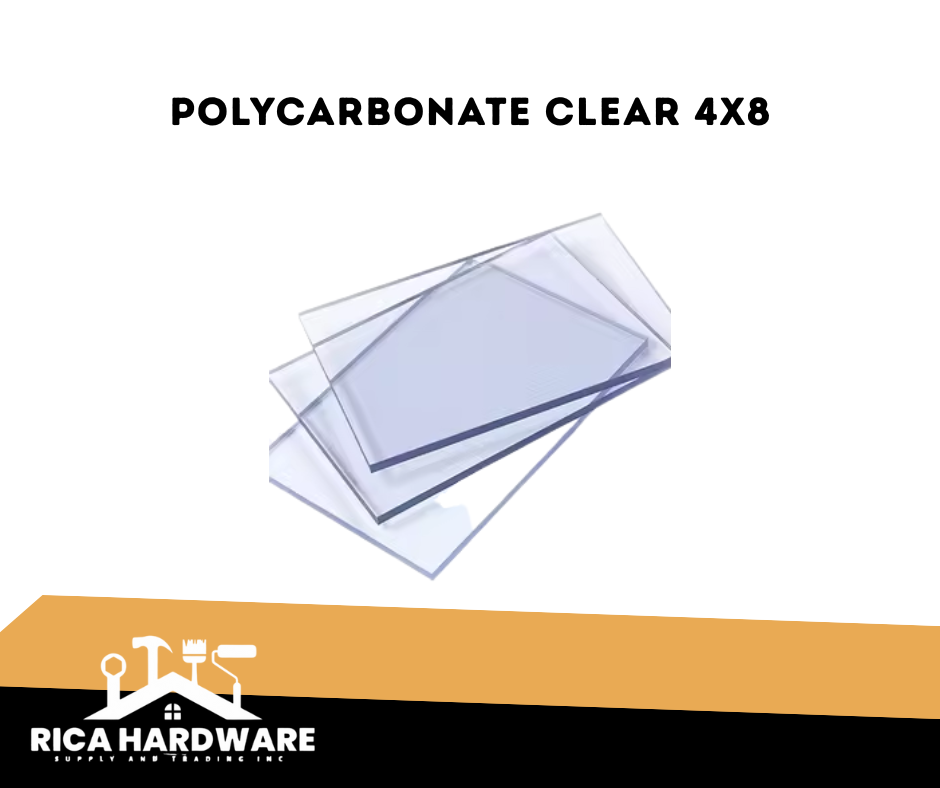POLYCARBONATE CLEAR 4X8