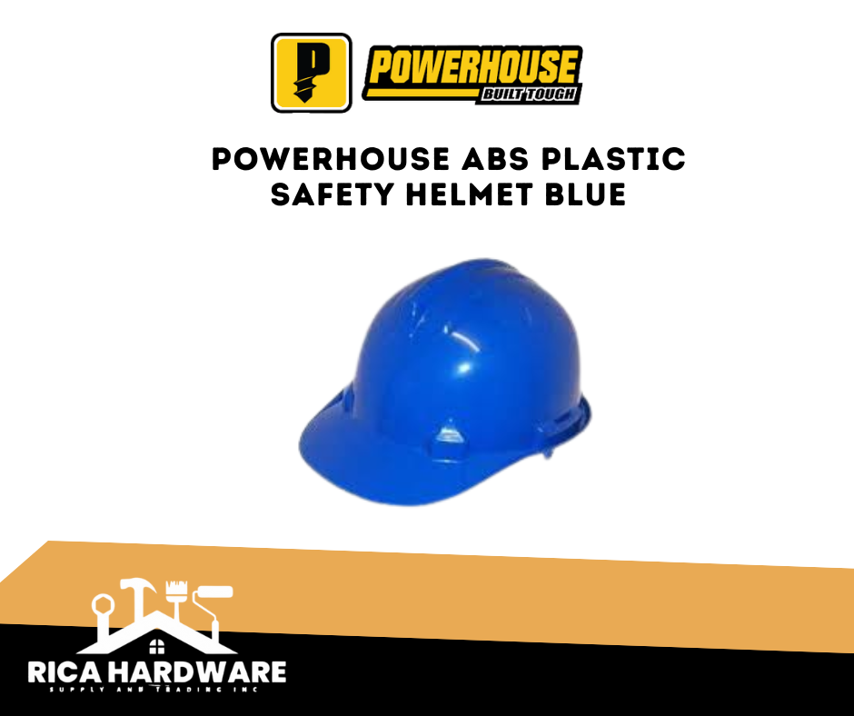 POWERHOUSE ABS PLASTIC SAFETY HELMET BLUE