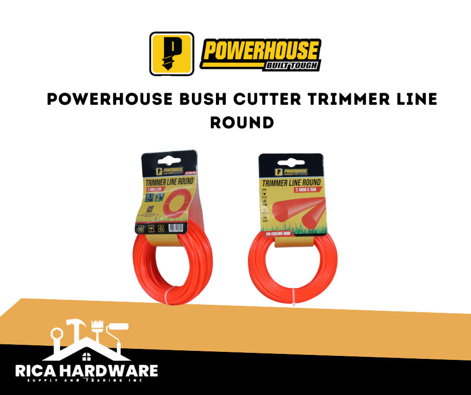 POWERHOUSE TRIMMER LINE ROUND 2.4MM X 15M (PH-TRLINE-RND)