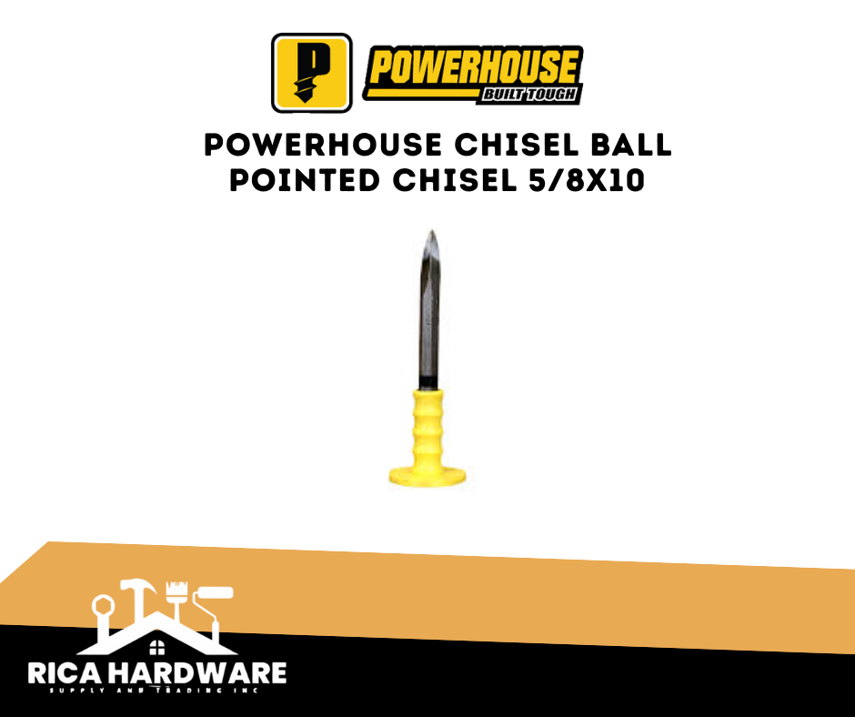 POWERHOUSE CHISEL BALL POINTED CHISEL 5/8X10