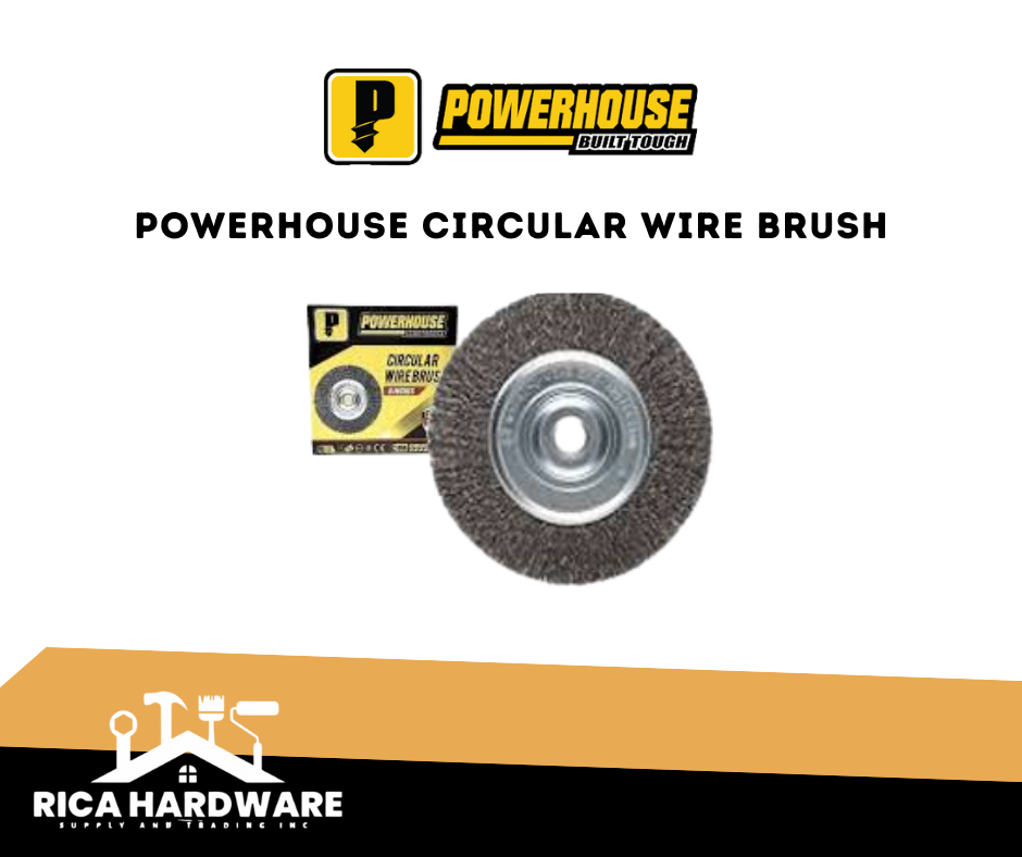POWERHOUSE CIRCULAR WIRE BRUSH