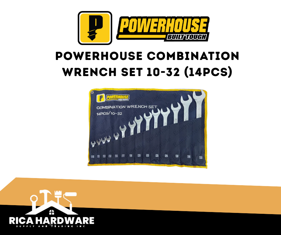 POWERHOUSE COMBINATION WRENCH SET 10-32 (14PCS)