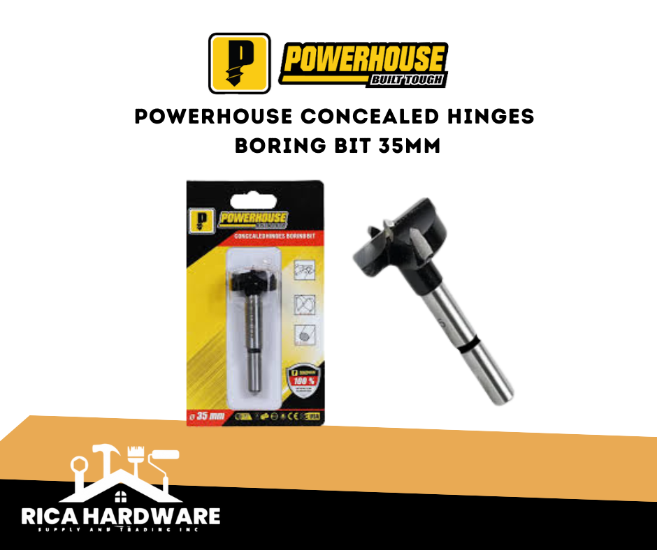 POWERHOUSE CONCEALED HINGES BORING BIT 35MM