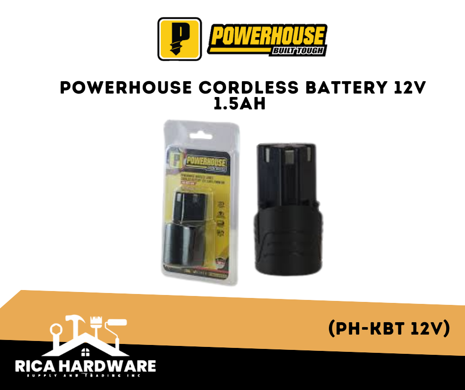 POWERHOUSE CORDLESS BATTERY 12V 1.5AH (PH-KBT 12V)