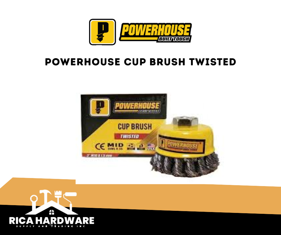 POWERHOUSE CUP BRUSH TWISTED