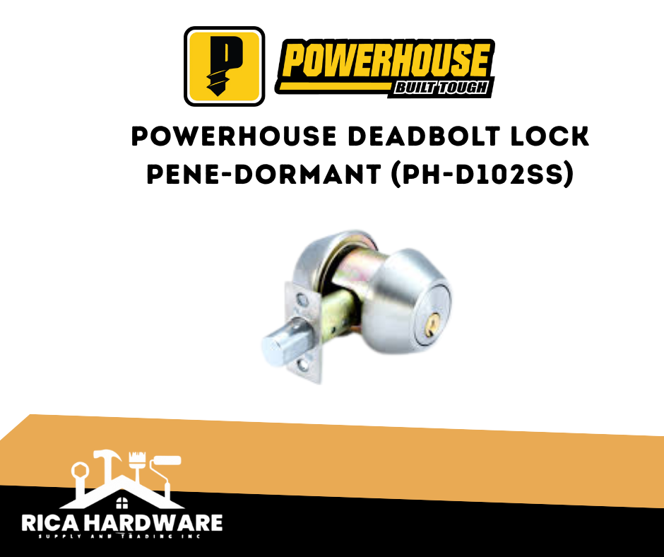 POWERHOUSE DEADBOLT LOCK PENE-DORMANT (PH-D102SS)