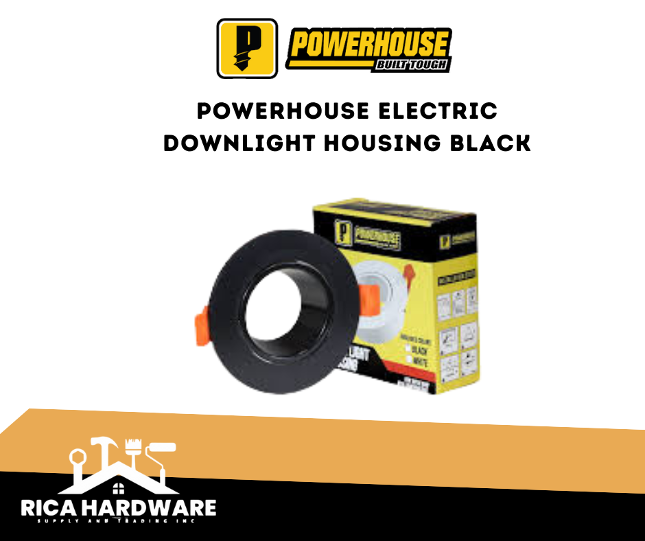 POWERHOUSE ELECTRIC DOWNLIGHT HOUSING BLACK