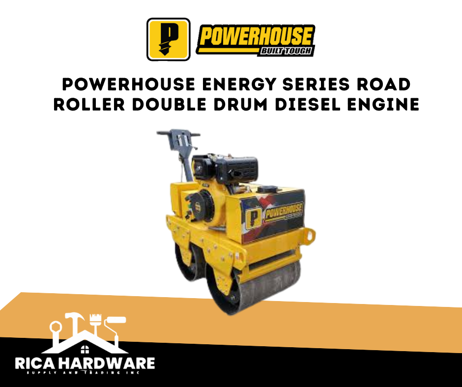 POWERHOUSE ENERGY SERIES ROAD ROLLER DOUBLE DRUM DIESEL ENGINE