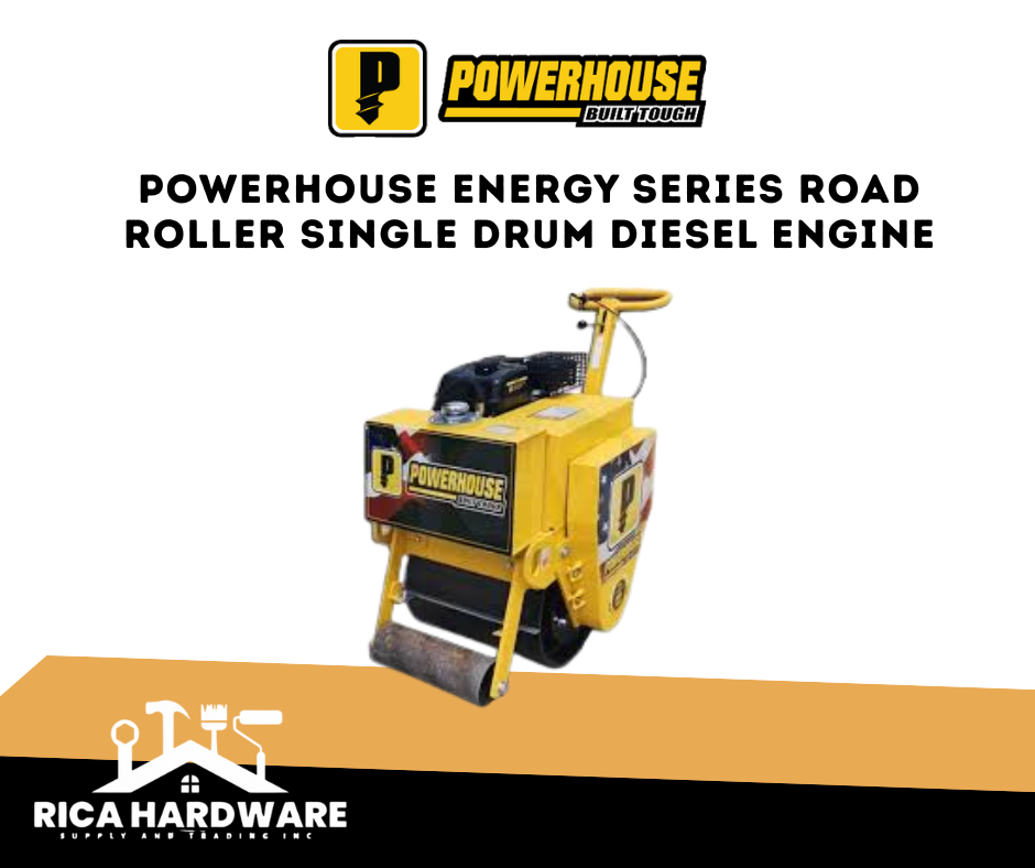 POWERHOUSE ENERGY SERIES ROAD ROLLER SINGLE DRUM DIESEL ENGINE