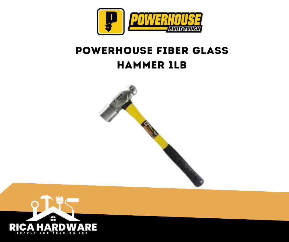 POWERHOUSE FIBER GLASS HAMMER 1LB