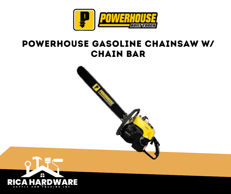 POWERHOUSE GASOLINE CHAINSAW W/ CHAIN BAR