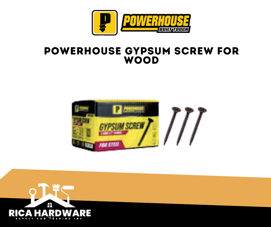 POWERHOUSE GYPSUM SCREW FOR WOOD