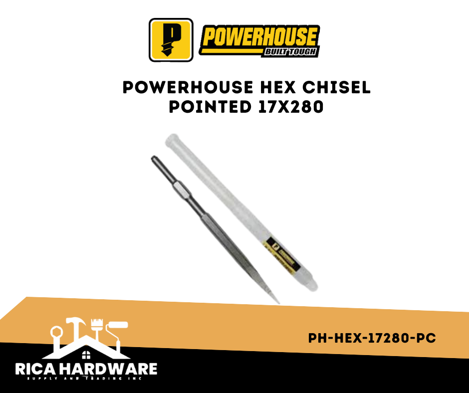 POWERHOUSE HEX CHISEL POINTED 17X280