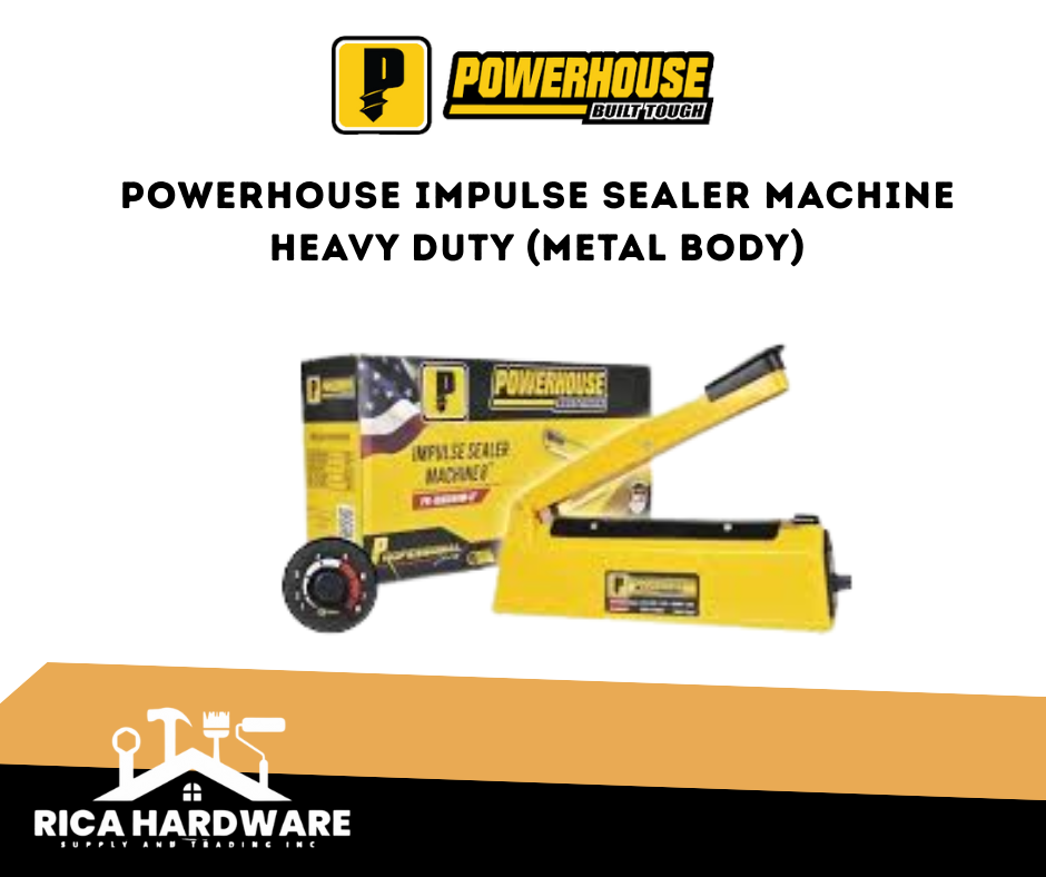 POWERHOUSE IMPULSE SEALER MACHINE HEAVY DUTY (METAL BODY)