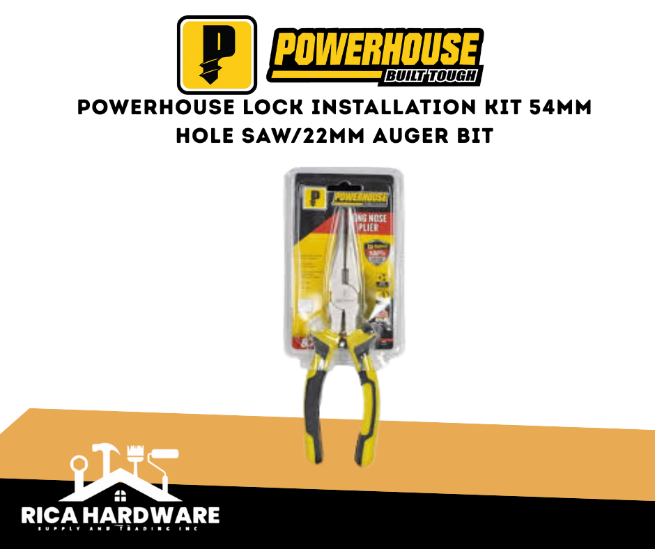 POWERHOUSE LONG NOSE PLIER 8" PH-DGLNP-8"