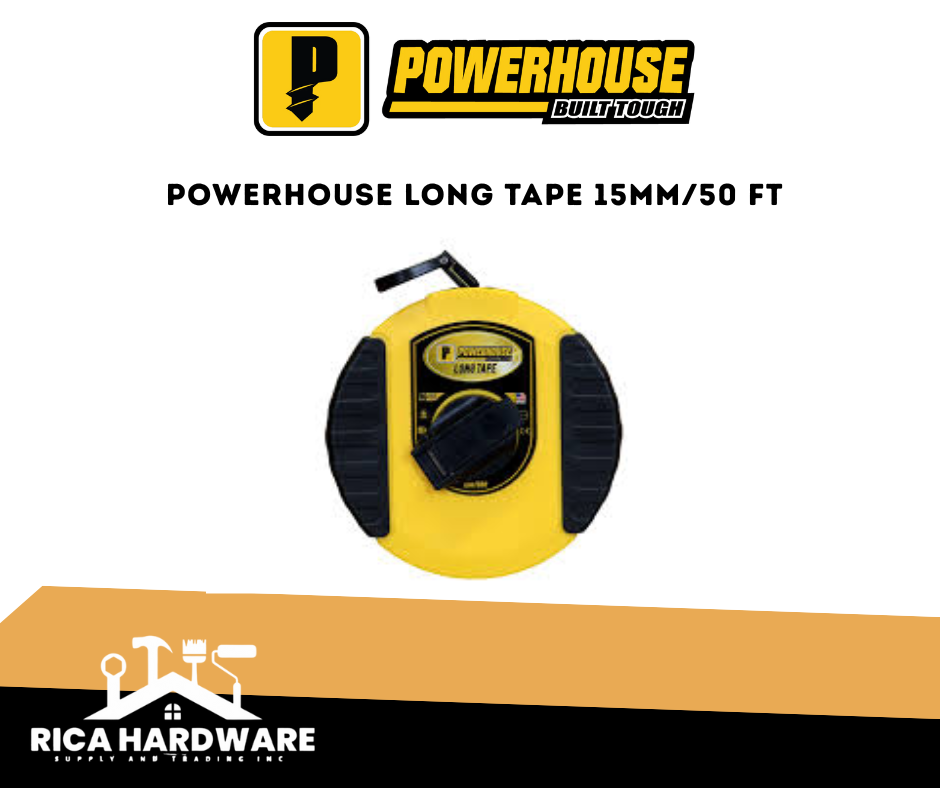 POWERHOUSE LONG TAPE 15MM/50 FT