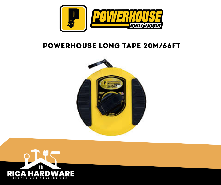 POWERHOUSE LONG TAPE 20M/66FT
