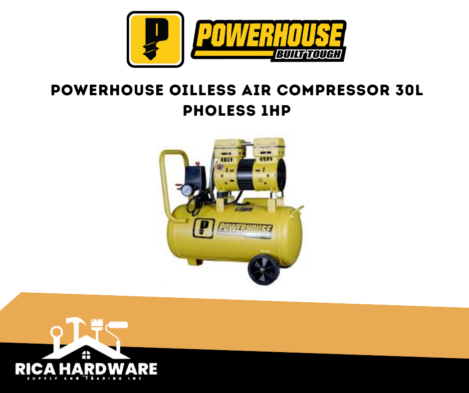 POWERHOUSE OILLESS AIR COMPRESSOR 30L PHOLESS 1HP