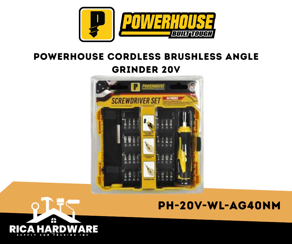 POWERHOUSE PH-2932D POWERHOUSE SCREWDRIVER SET 34PCS