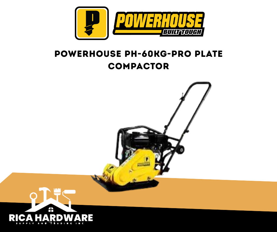 POWERHOUSE ENERGIE SERIES PLATE COMPACTOR 6.5HP (PH-60-PRO)