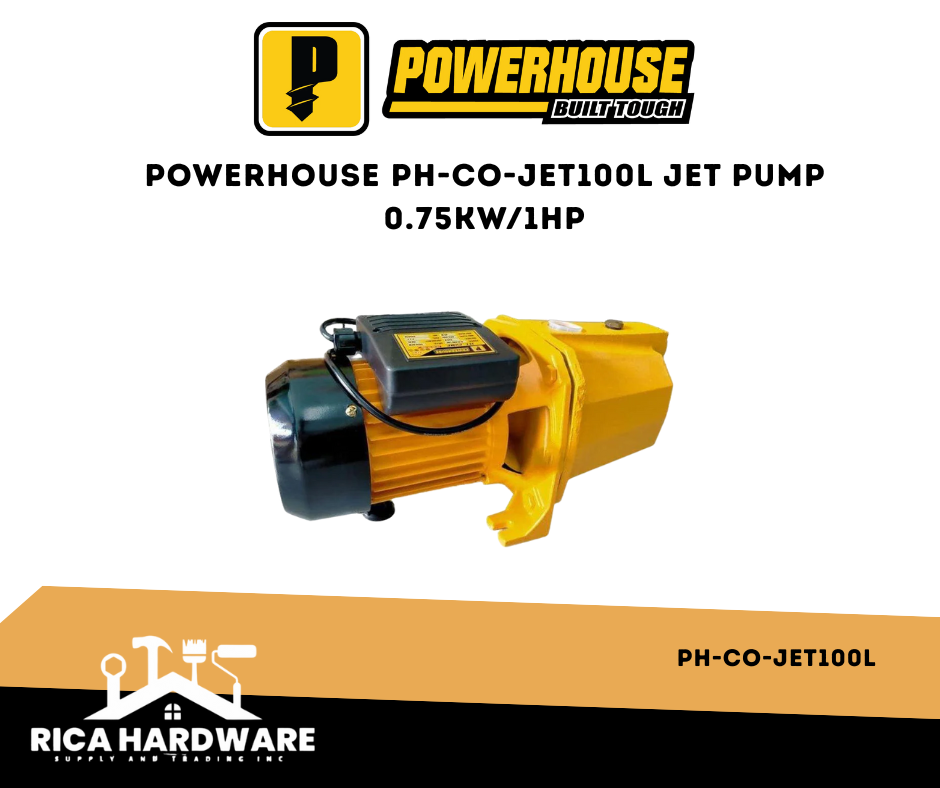 POWERHOUSE PH-CO-JET100L JET PUMP 0.75KW/1HP