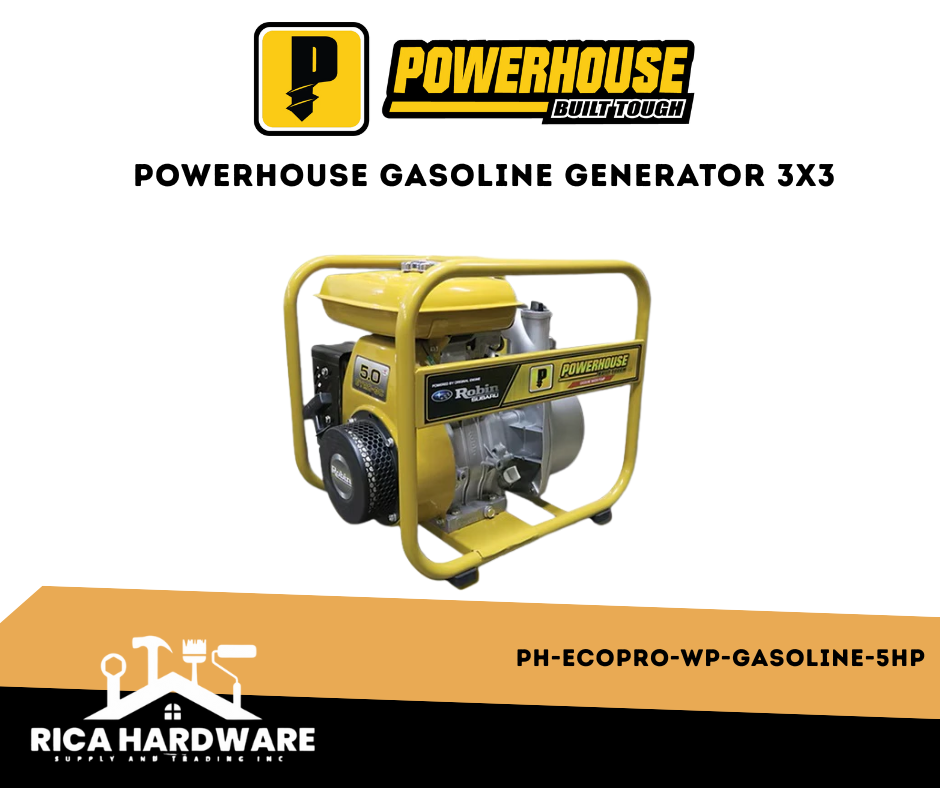 POWERHOUSE PH-ECOPRO-WP-GASOLINE-5HP GASOLINE GENERATOR 3X3
