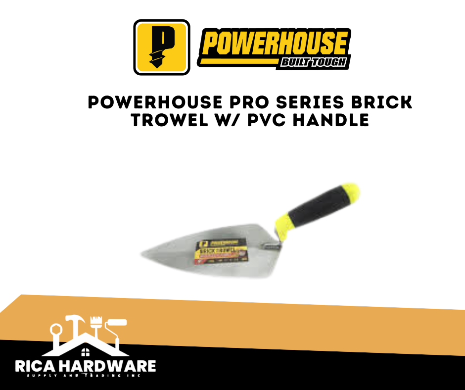 POWERHOUSE BRICK TROWEL W/ PVC HANDLE