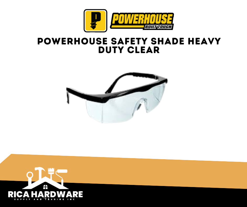 POWERHOUSE SAFETY SHADE HEAVY DUTY CLEAR