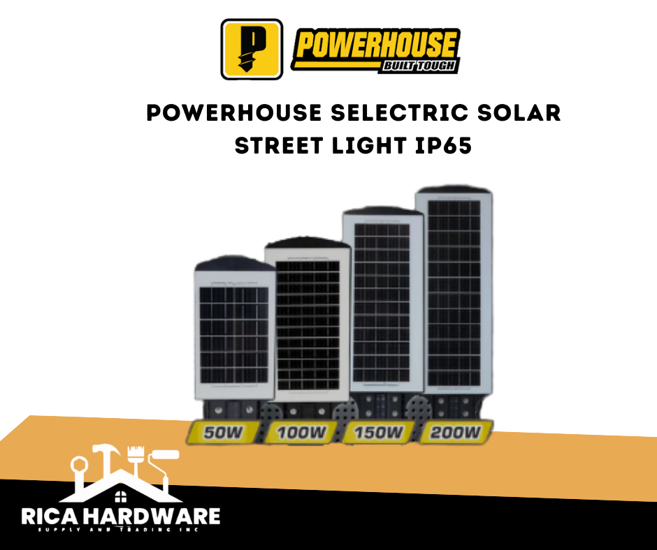POWERHOUSE SELECTRIC SOLAR STREET LIGHT IP65