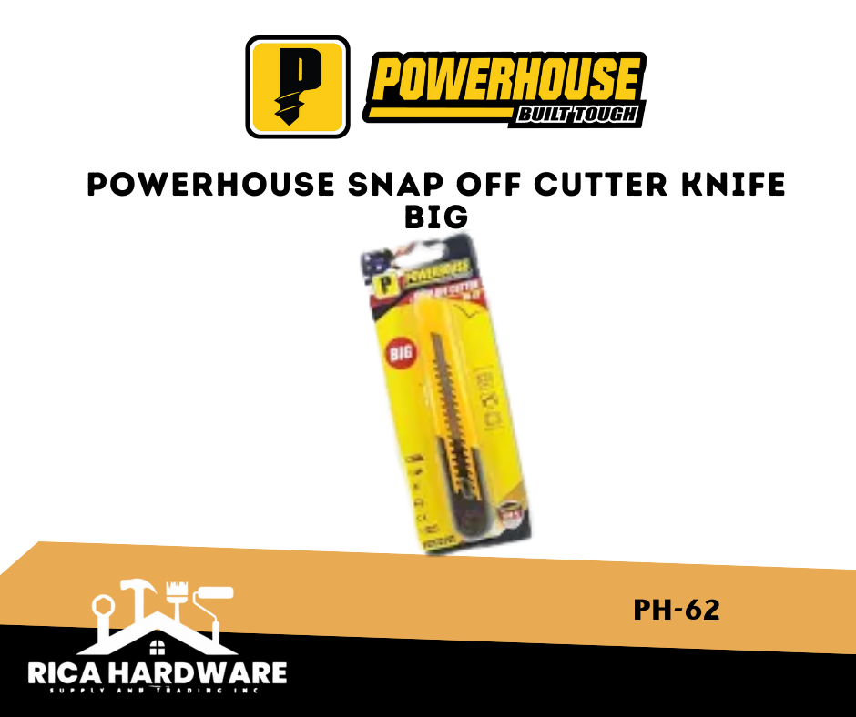 POWERHOUSE PH-62 SNAP OFF CUTTER KNIFE BIG