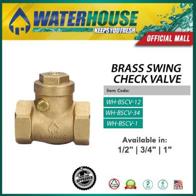 POWERHOUSE SWING CHECK VALVE 1" (WH-BSCV-1)