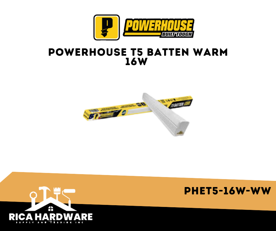 POWERHOUSE T5 BATTEN WARM 16W (PHET5-16W-WW)