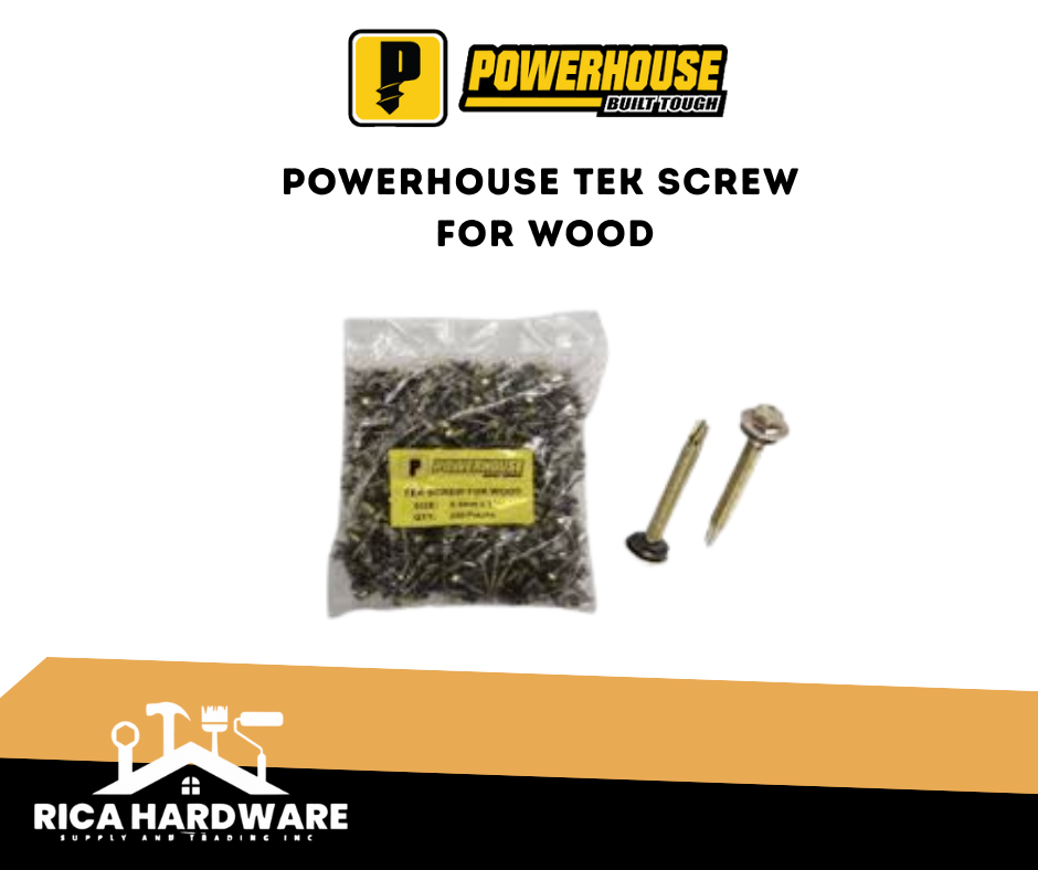 POWERHOUSE TEK SCREW FOR WOOD