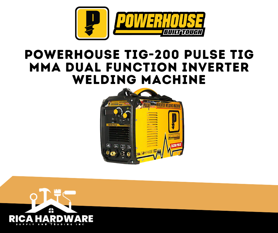POWERHOUSE TIG-200 PULSE TIG MMA DUAL FUNCTION INVERTER WELDING MACHINE