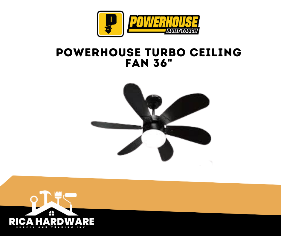 POWERHOUSE TURBO CEILING FAN 36"