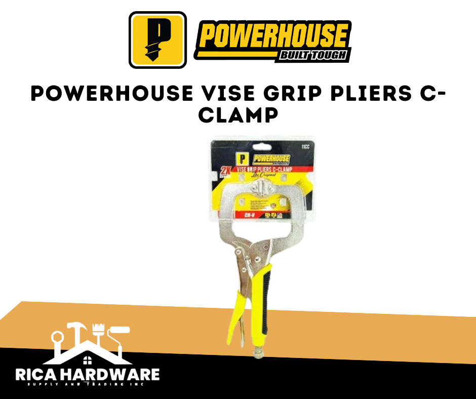 POWERHOUSE VISE GRIP PLIERS C-CLAMP