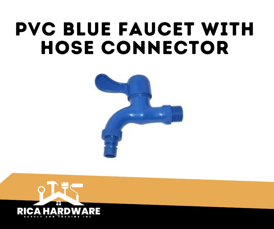 PVC FAUCET (BLUE/ WHITE) H.B