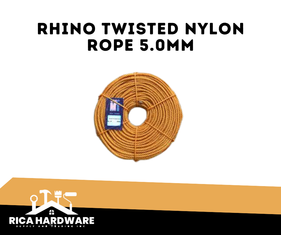 RHINO TWISTED NYLON ROPE 5.0MM
