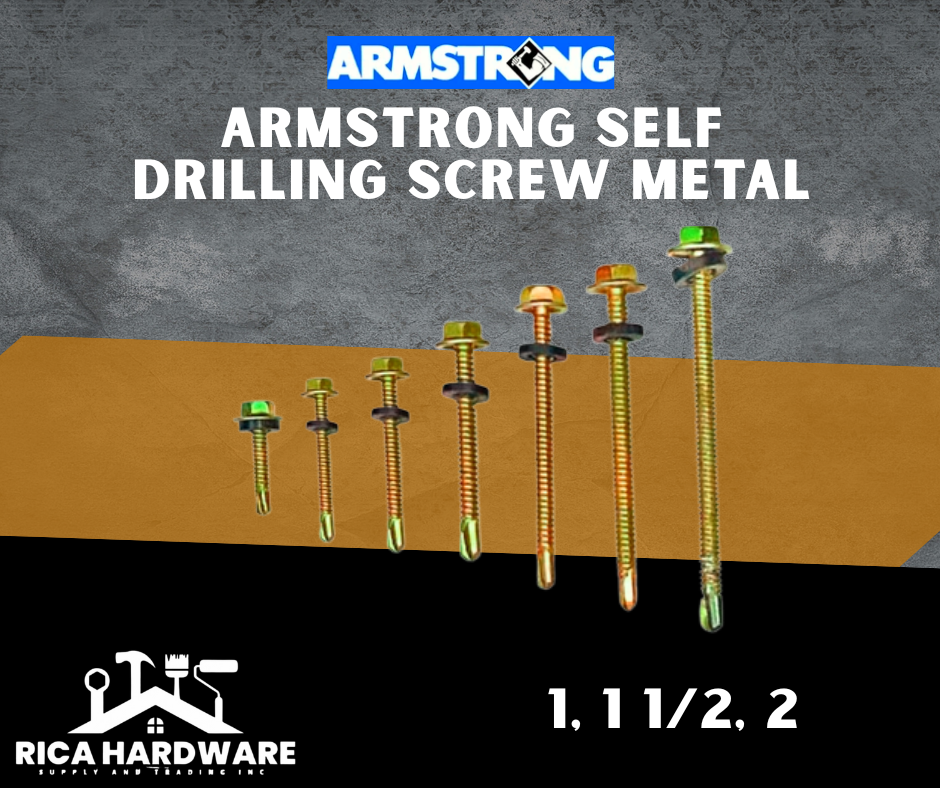 ARMSTRONG SELF DRILLING SCREW METAL (1, 1 1/2, 2)