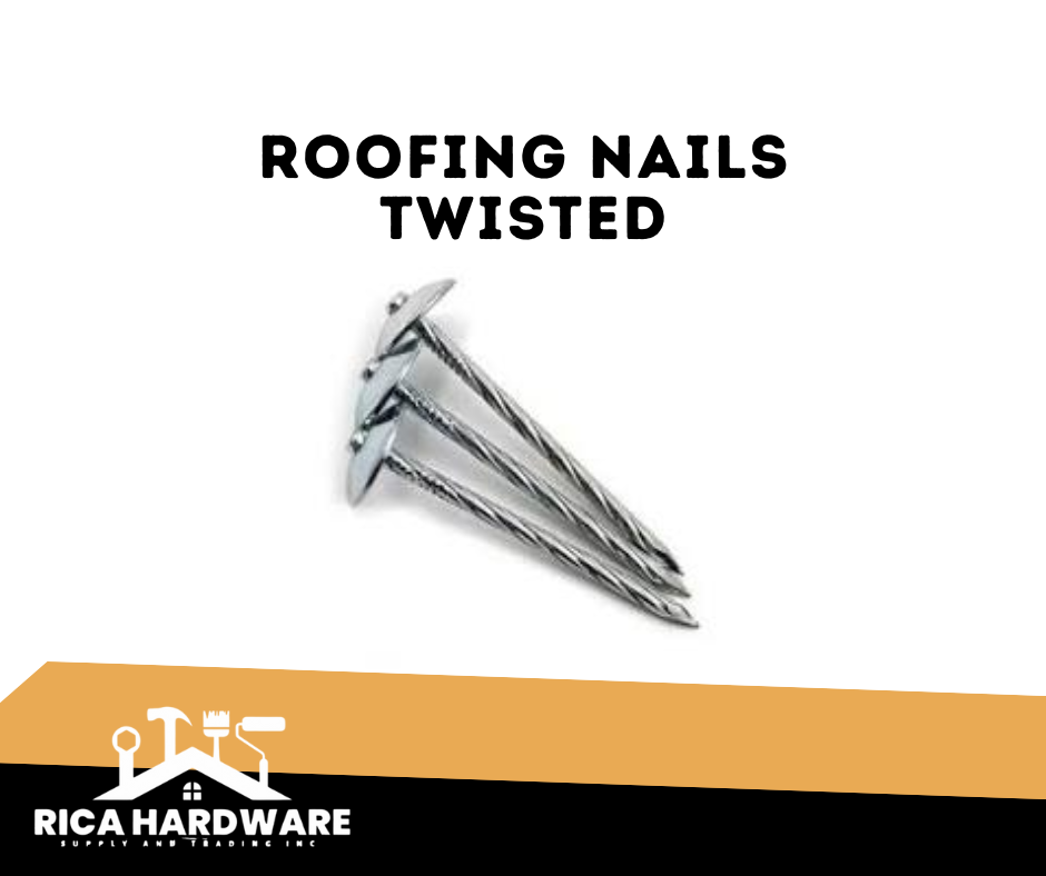 ROOFING NAILS TWISTED