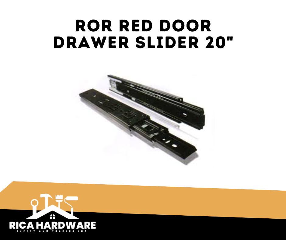 ROR RED DOOR DRAWER SLIDER 20"