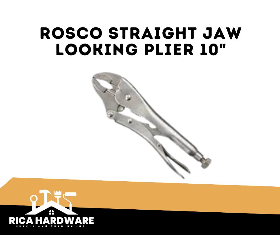 ROSCO STRAIGHT JAW LOOKING PLIER 10"