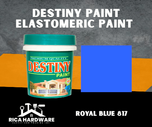 DESTINY ELASTOMERIC PAINT ROYAL BLUE 817 4L