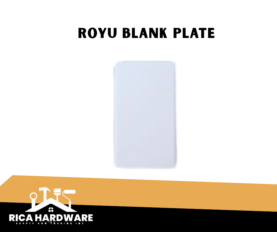 ROYU BLANK PLATE