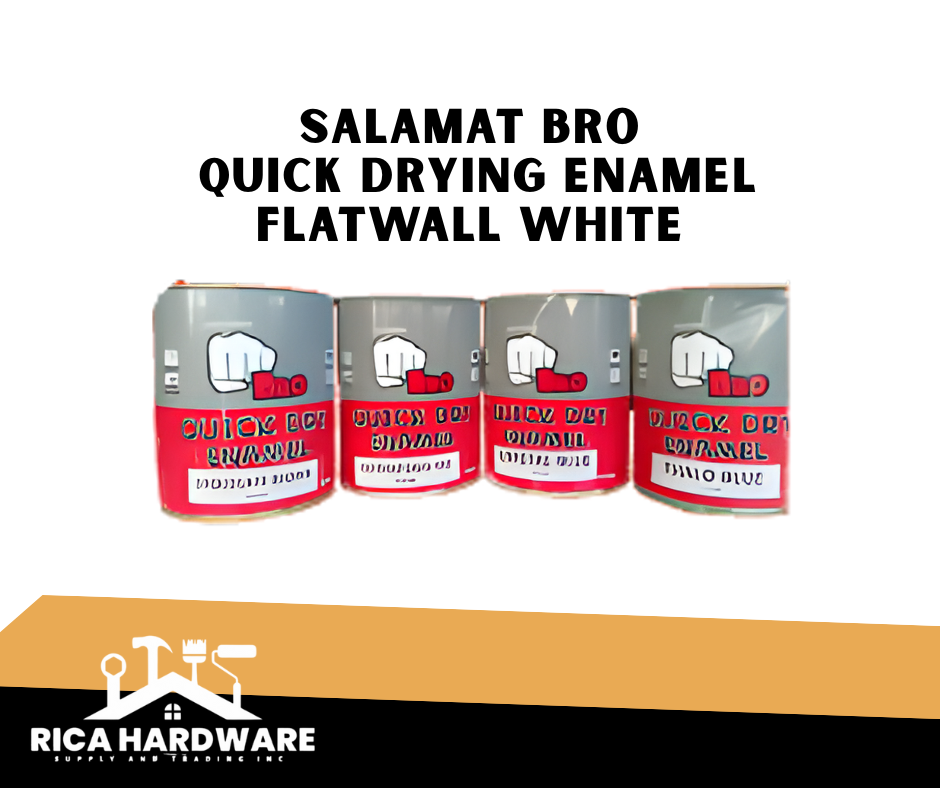 SALAMAT BRO QUICK DRYING ENAMEL FLATWALL WHITE