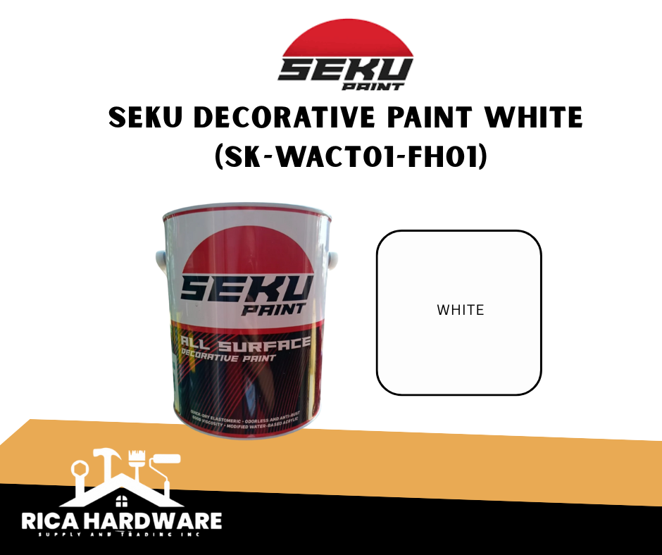 SEKU DECORATIVE PAINT WHITE (SK-WACT01-FH01)