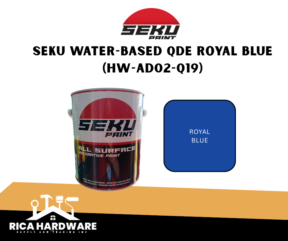 SEKU PAINT WATER-BASED QDE ROYAL BLUE (HW-AD02-Q19)