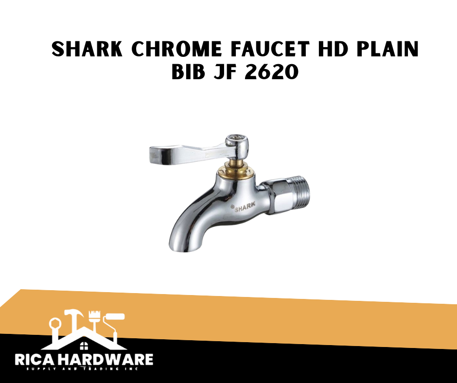 SHARK CHROME FAUCET HD PLAIN BIB JF 2620